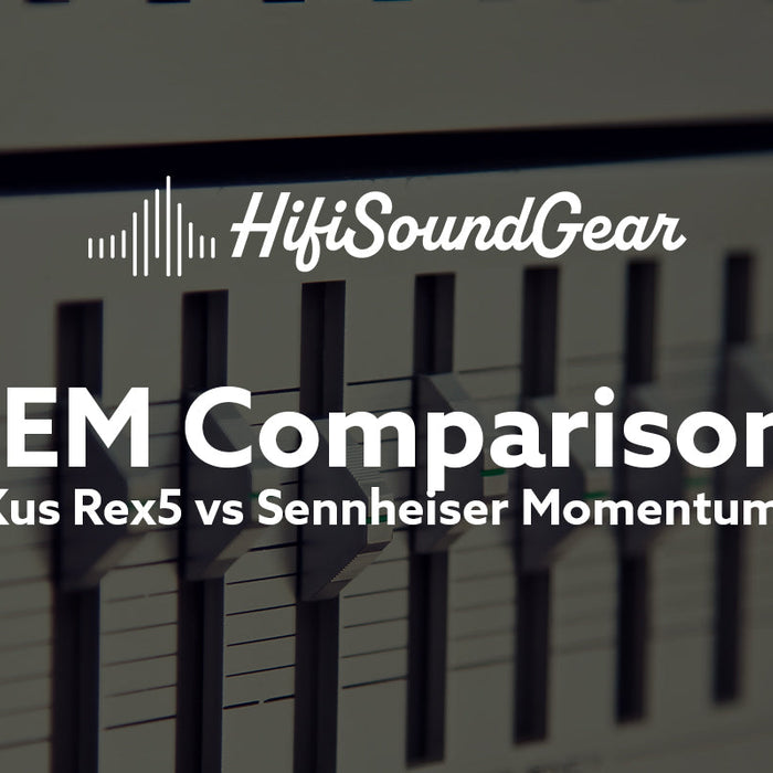 hifisoundgear blog banner noble audio fokus rex5 vs sennheiser momentum true wireless 4