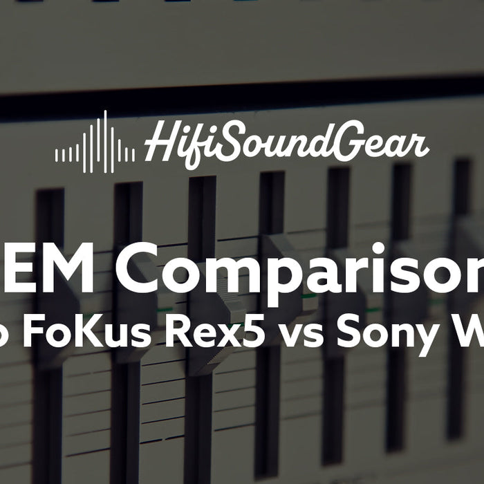 hifisoundgear blog banner noble audio fokus rex5 vs sony wf-1000xm5