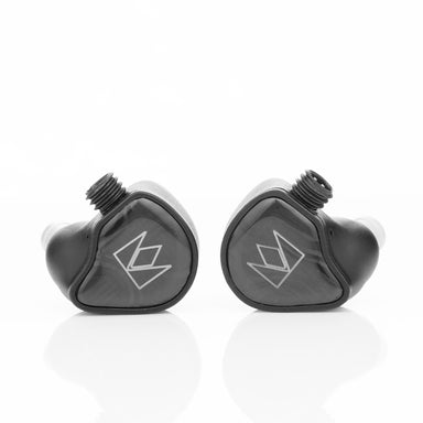 noble xm-1 in ear monitors front view of faceplates