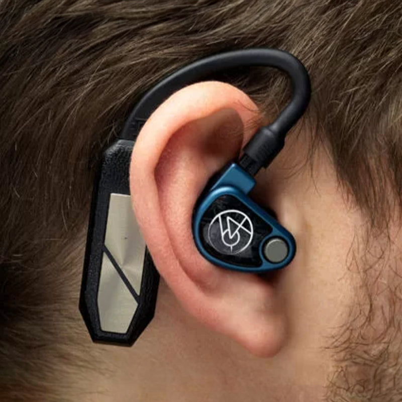 64 audio iem go pod bundle in use on ear view