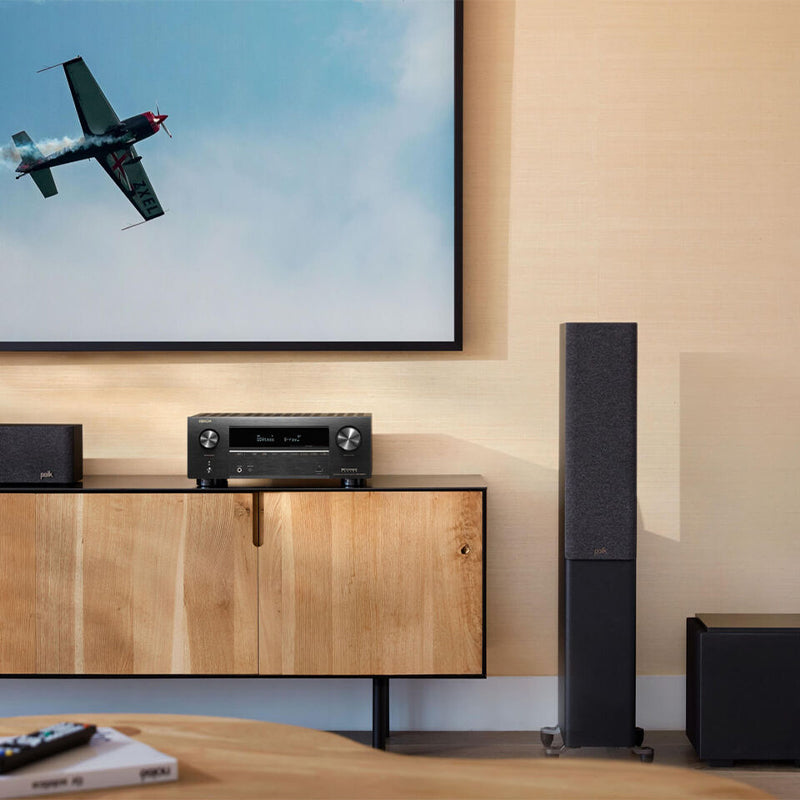 Denon AVR-X2800H lifestyle with tv