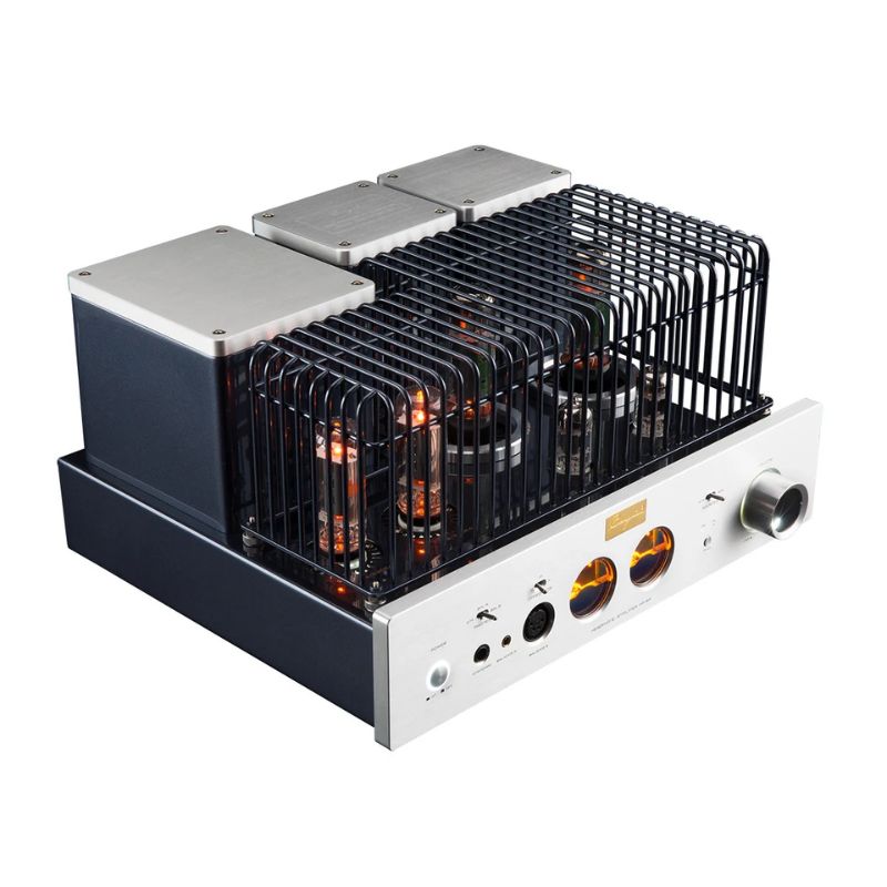 cayin ha-6a headphone amplifier quarter view with cages