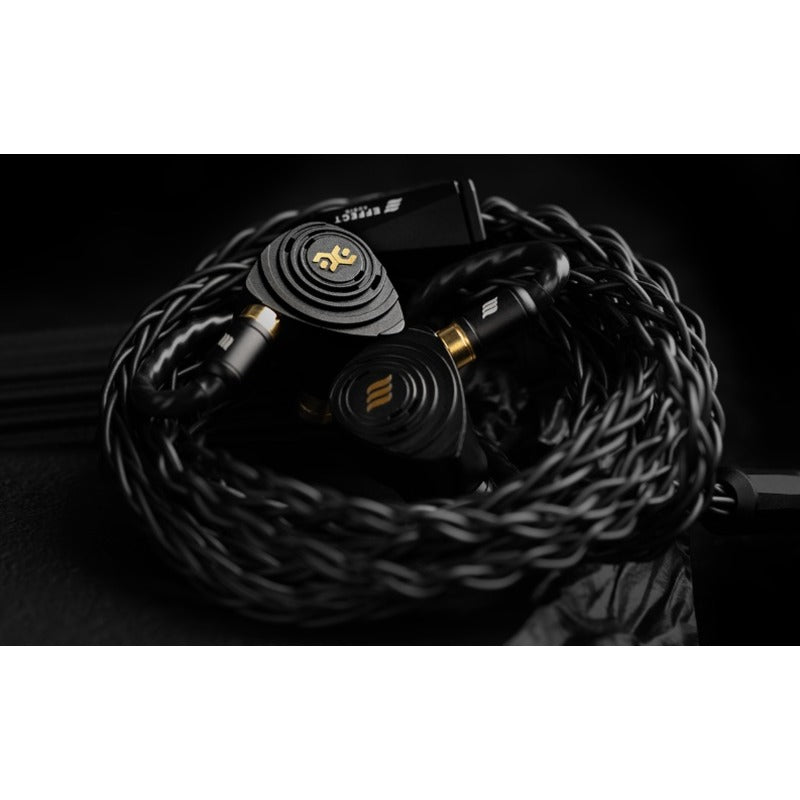 effect audio pilgrim noir iem front view with cable