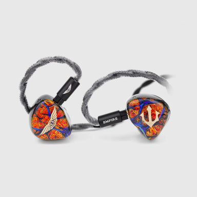 empire ears triton iem front shells view with cables