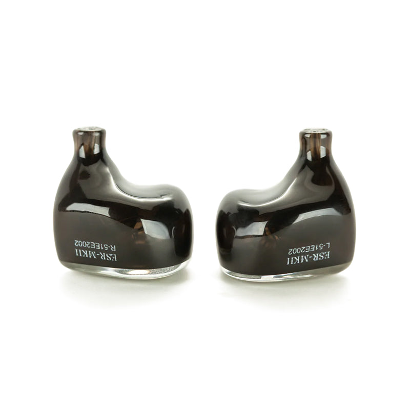 esr mkii in ear monitors bottom view of model stamping