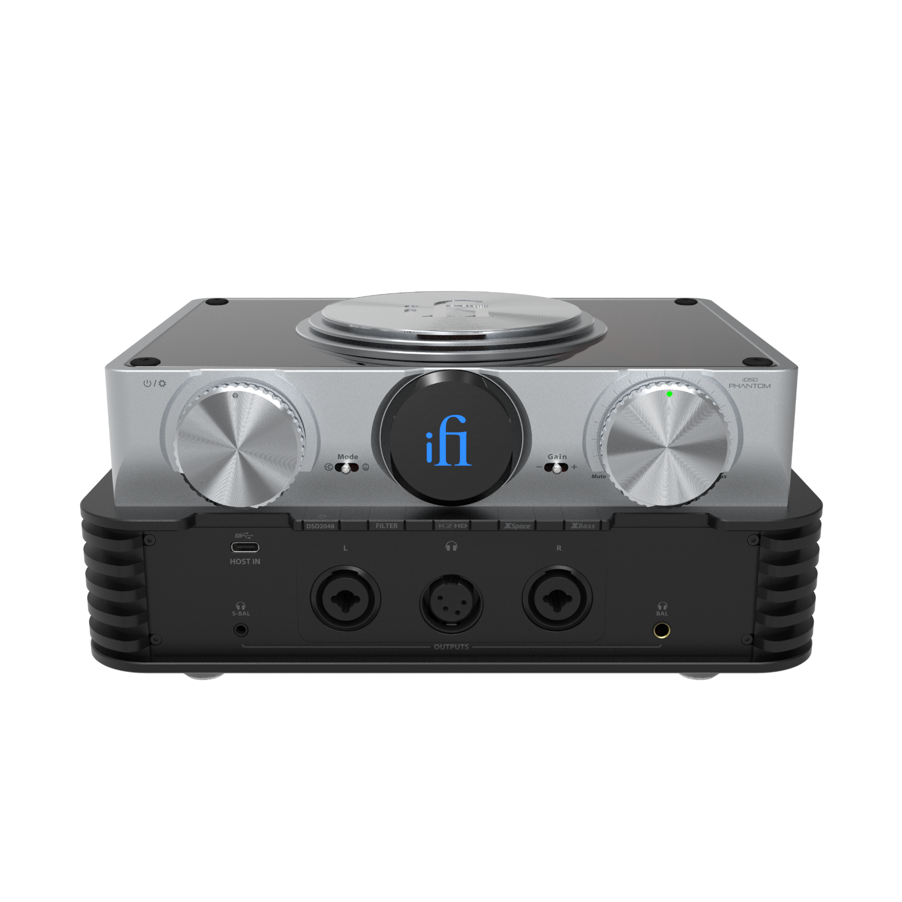 iFi iDSD Phantom - Front Panel Controls