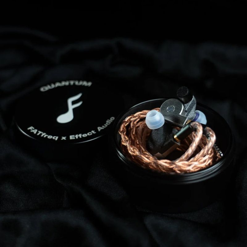 fatfreq x effect audio quantum iem inside metal carrying case