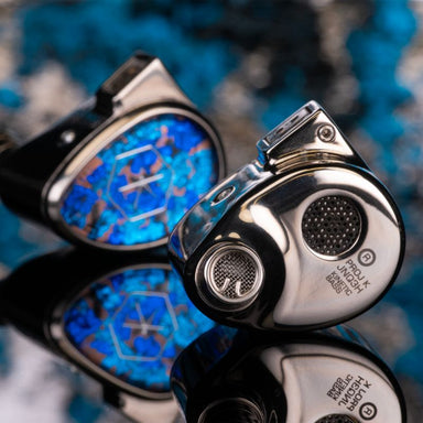fir audio project k iem front and back kinetic bass port view