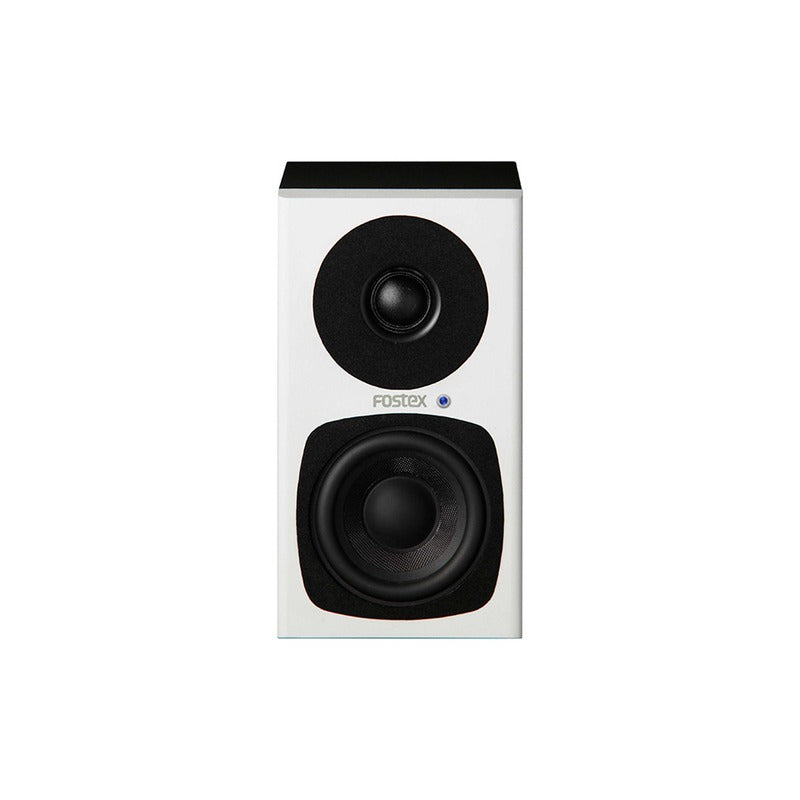 fostex pm0.3h-w active speakers front view