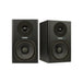 fostex pm0.4cb speakers side by side angled view