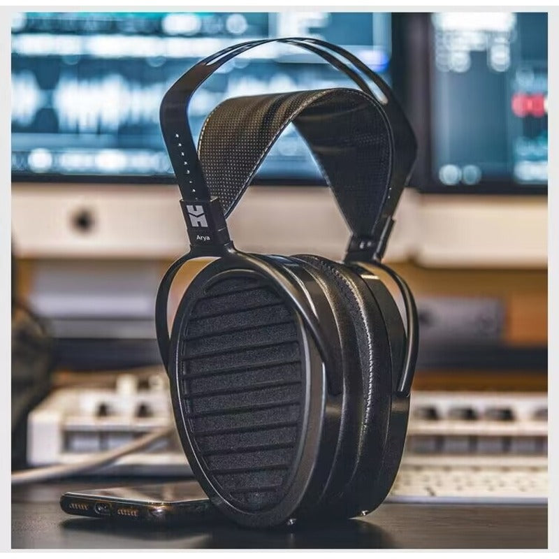 hifiman arya stealth headphone vertical view