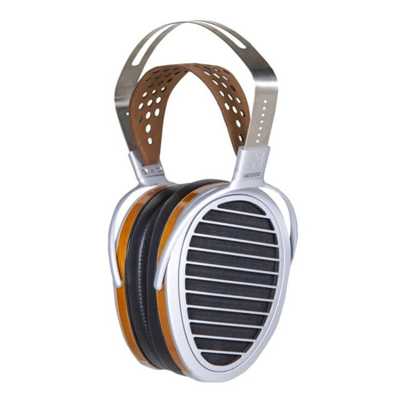 hifiman he1000 stealth headphone front tilted view