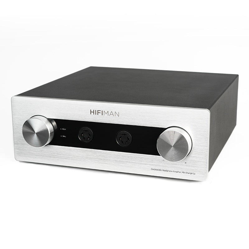 hifiman mini shangri-la amplifier front angled view