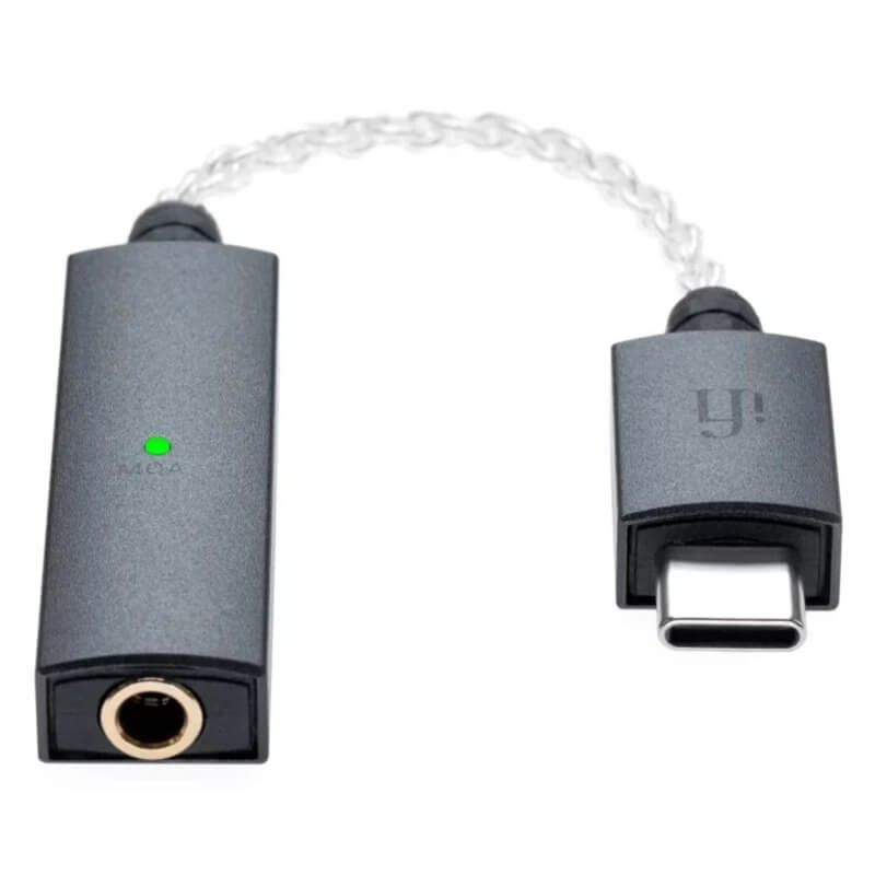 ifi audio go link dac amp headphone jack and usb c plug view