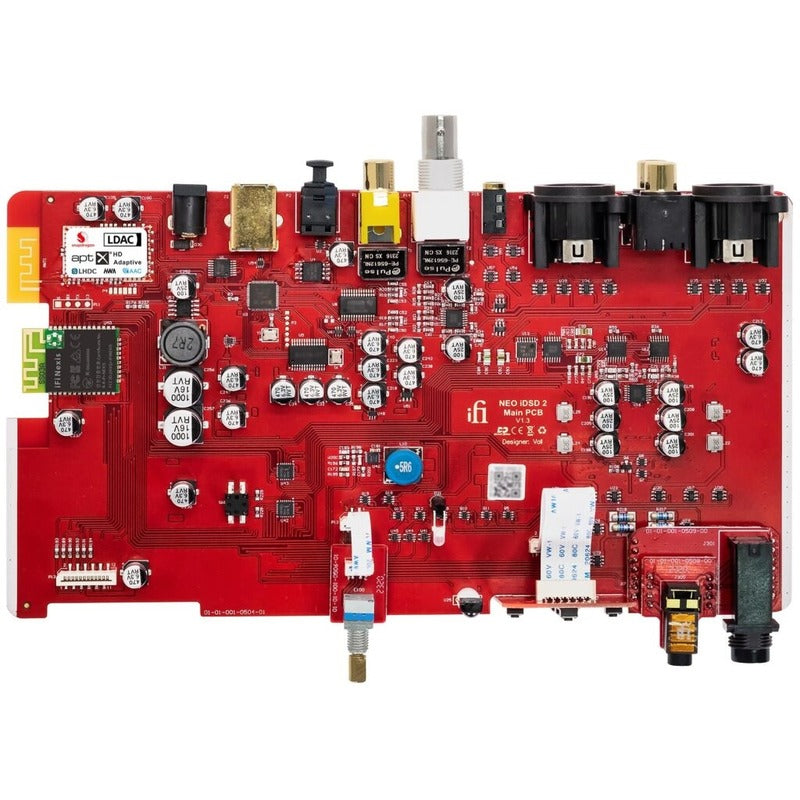 ifi audio neo idsd 2 dac amp red circuit board components view