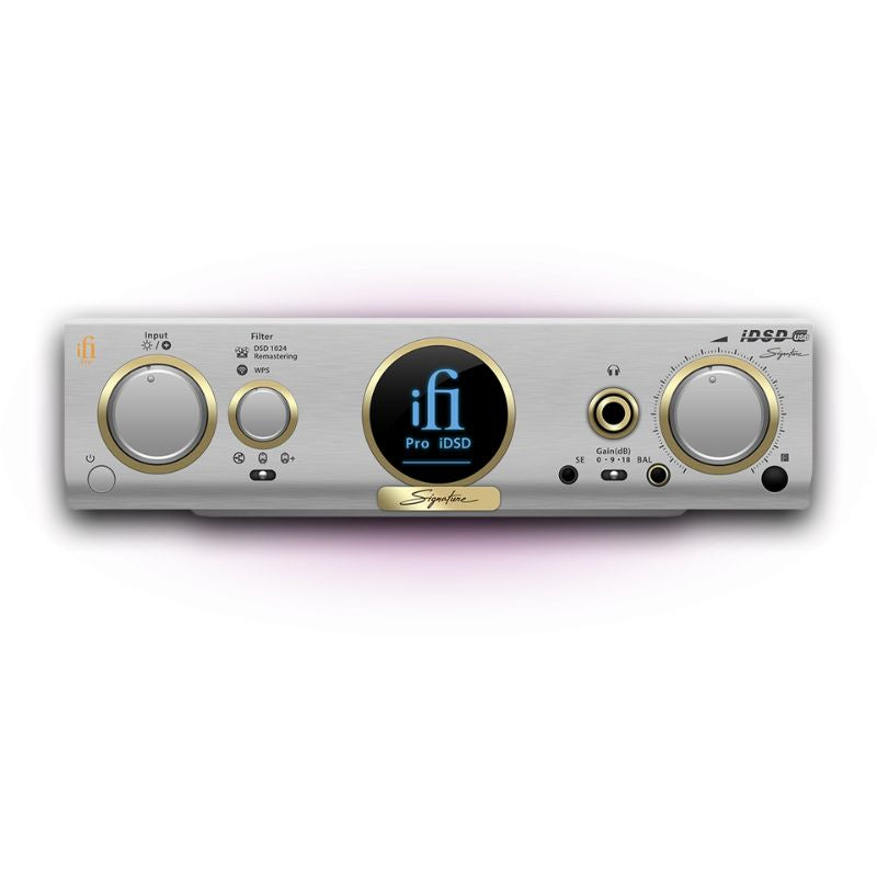 ifi audio pro idsd studio dac amp front panel view