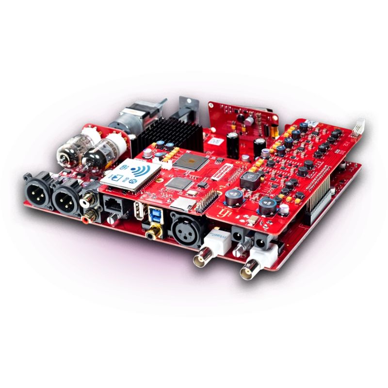 ifi audio pro idsd studio dac amp red circuit board