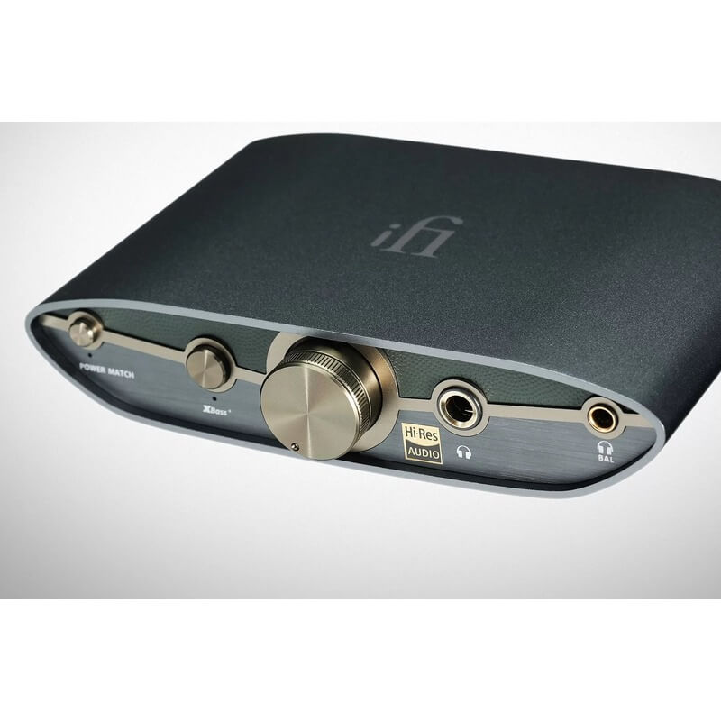 ifi audio zen dac 3 dac amp front view with ifi logo