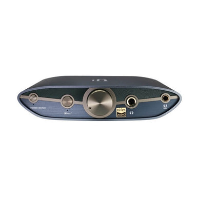 ifi audio zen dac 3 dac amp front view with volume knob and buttons