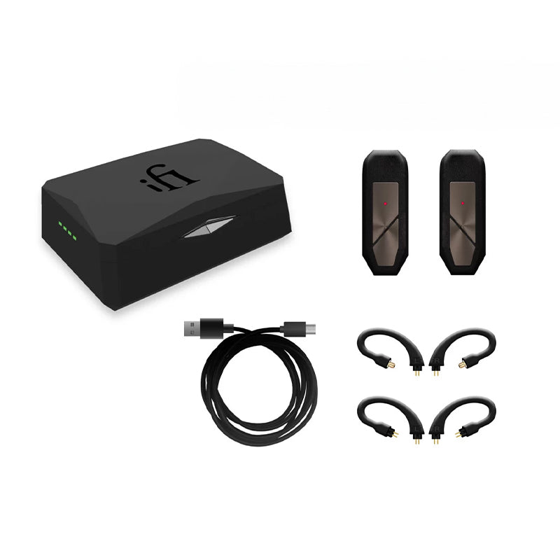ifi go pod bundle box contents laid out in white background