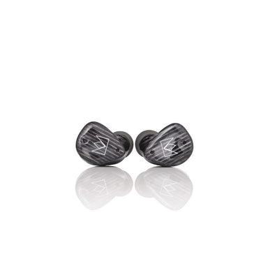 noble audio fokus prestige encore black earbuds front