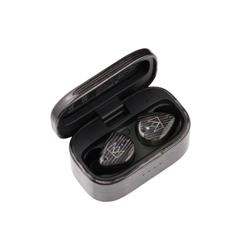 noble audio fokus prestige encore black open case top view