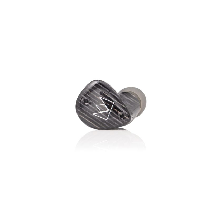 noble audio fokus prestige encore black right earbud close up
