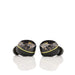 noble audio fokus rex5 black earbuds angled view