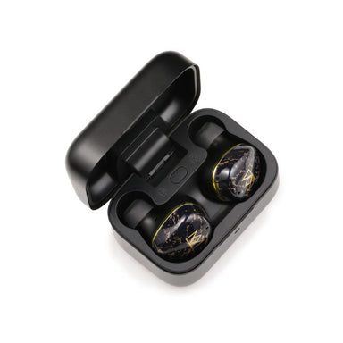 noble audio fokus rex5 black open case angled top view