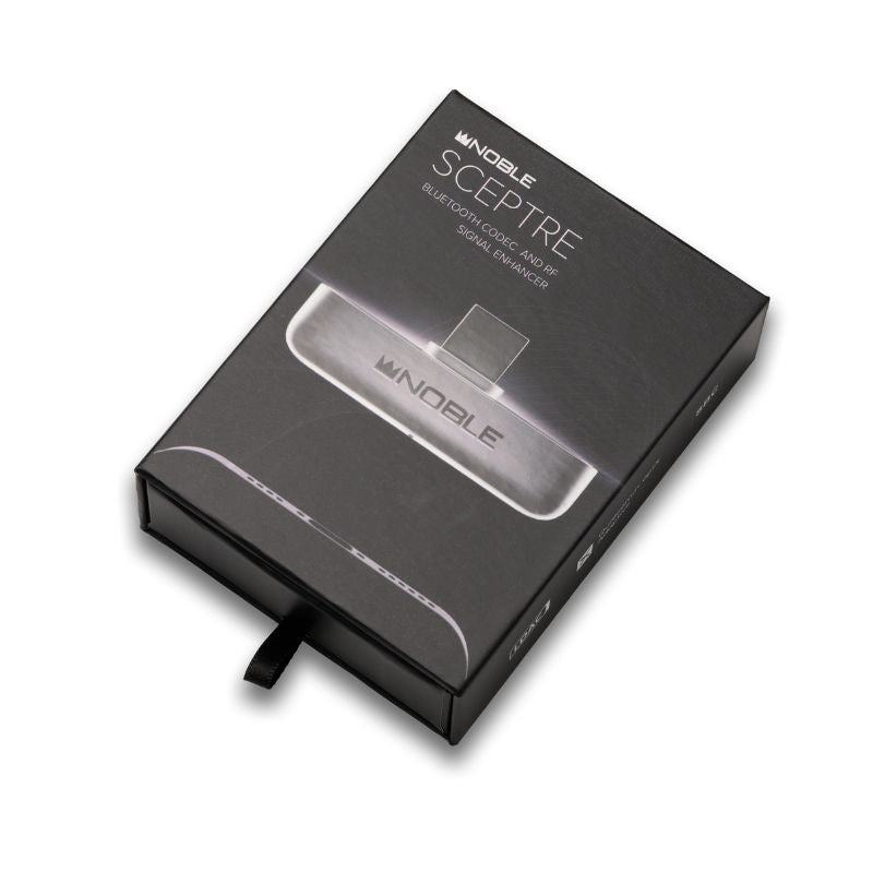 noble audio sceptre box packaging