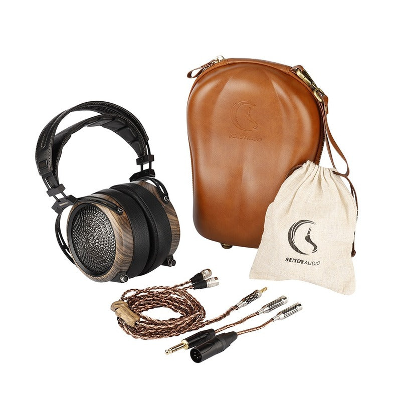 sendy audio peacock headphone black variant bag and accessories