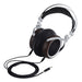 sivga luan black headphone angled view with cables