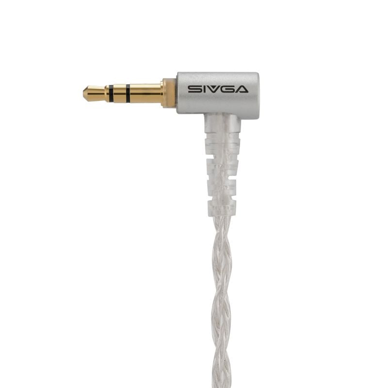 sivga m260 earbuds 3.5mm l-plug