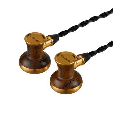 sivga m300 earbuds back view with cables