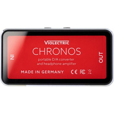 violectric chronos portable dac amp bottom label view